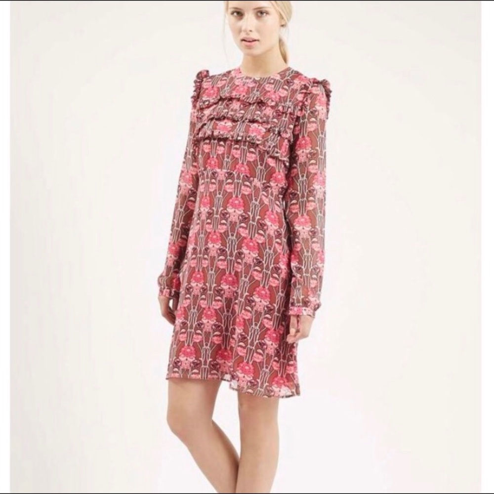 Long sleeve Fall Topshop Minidress